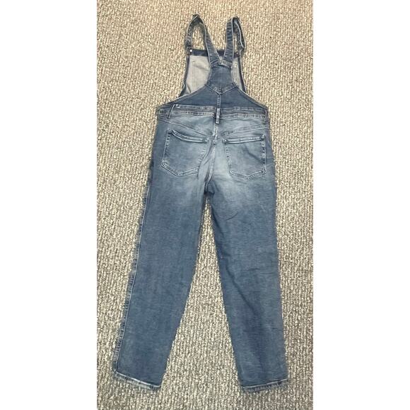 Old Navy OG Classic Courtney Denim Overalls Size 4 Vintage Wash - Picture 2 of 7